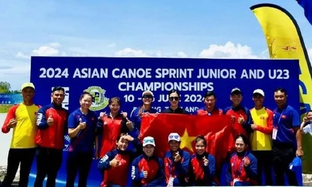 Vietnam score big at Asian U23 canoe championships